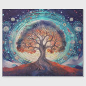 Tree of Life, Ethereal Love Meets自然 ラッピングペーパー (フラット)