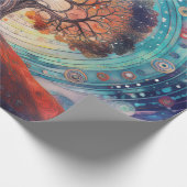 Tree of Life, Ethereal Love Meets自然 ラッピングペーパー (角)