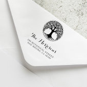 Tree Of Life Family Nameスクリプト差出人住所 ラバースタンプ