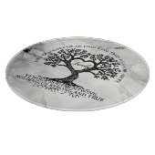 Tree of Life Glass Cutting Board  カッティングボード (角)