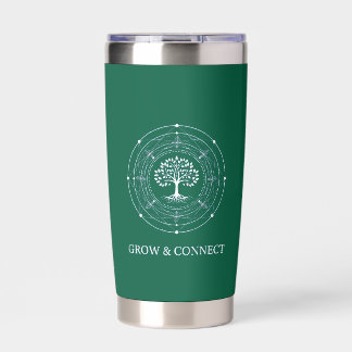 Tree of Life, Grow & Connect, Forest Green Tumbler 保温保冷タンブラー