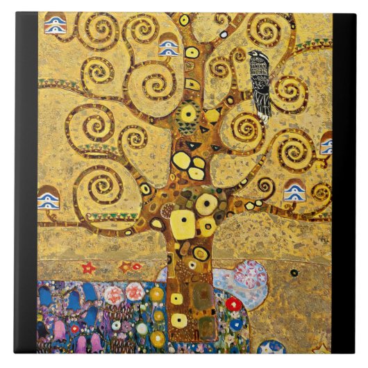 “ Tree of life ” , gustav klimt タイル (正面)