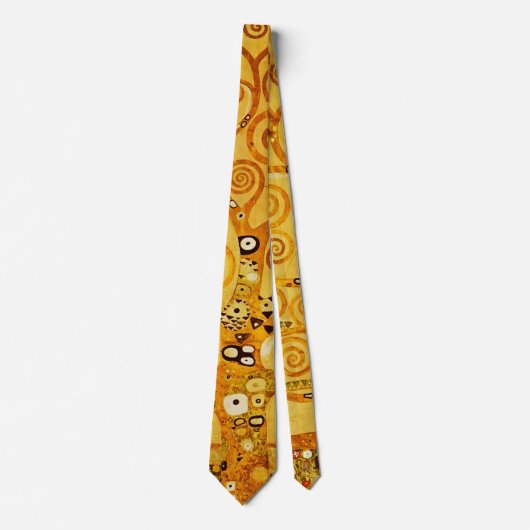 Tree of Life Gustav Klimt Nouveau ネクタイ (正面)
