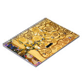 Tree of Life Gustav Klimt Nouveau ノートブック (左側)