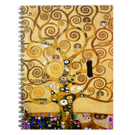 Tree of Life Gustav Klimt Nouveau ノートブック