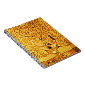 Tree of Life Gustav Klimt Nouveau ノートブック (右側)