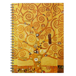 Tree of Life Gustav Klimt Nouveau ノートブック