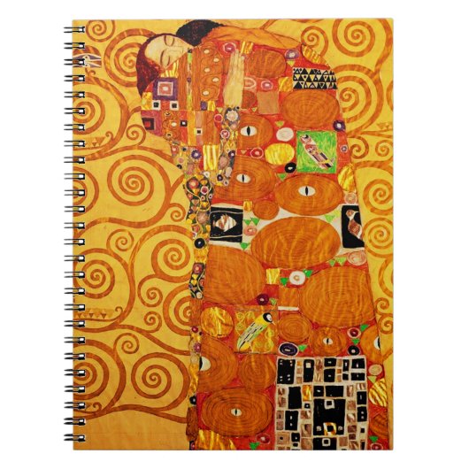 Tree of Life Gustav Klimt Nouveau ノートブック (正面)