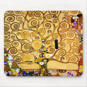 Tree of Life Gustav Klimt Nouveau マウスパッド