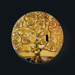 Tree of Life Gustav Klimt Nouveau 缶バッジ<br><div class="desc">The Tree of Life (1909)  is a beautiful painting by Vienna Secessionist painter Gustav Klimt. Known for painting with pure gold,  his art is vibrant and fun. The Tree of Life's branches curl towards the heavens.</div>