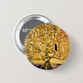 Tree of Life Gustav Klimt Nouveau 缶バッジ (正面&裏面)