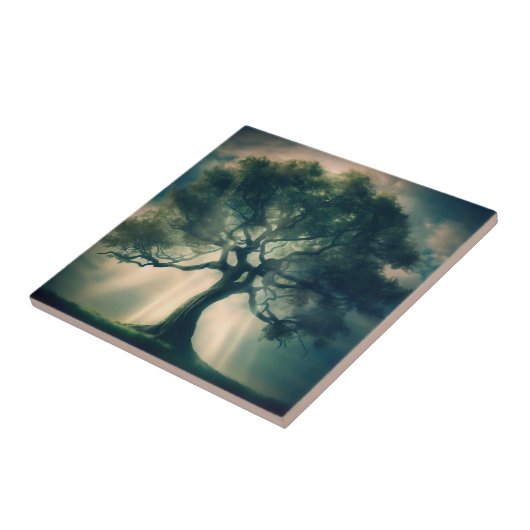 Tree of Life Iセラミックタイル タイル (側面)