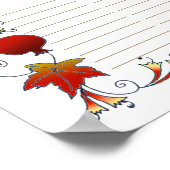 Tree of Life in秋、Quaker証明書170926 ポスター (角)