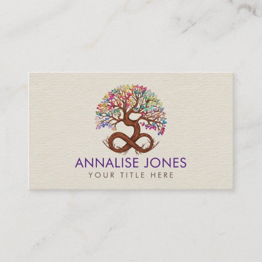 Tree of Life - Infinity – ビジネスカラフルス離れズ 名刺 (正面)