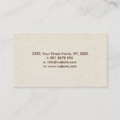 Tree of Life - Infinity Business Card 名刺 (裏面)
