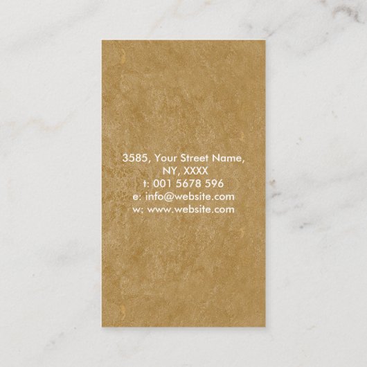 Tree of Life - Infinity Business Card 名刺 (裏面)