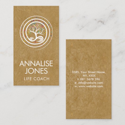 Tree of Life - Infinity Business Card 名刺 (正面/裏面)