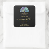 Tree of Life Intension Celestial jar label スクエアシール (バッグ)