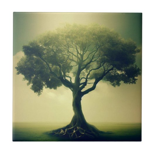 Tree of Life IVセラミックタイル タイル (正面)