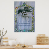 Tree of Life Ketubah to カスタマイズ ポスター (キッチン)