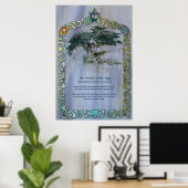 Tree of Life Ketubah to カスタマイズ ポスター (ホームオフィス)
