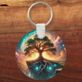 Tree of Life Keychain – 強度とバランス キーホルダー (正面)