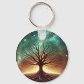 Tree of Life Keychain – 強度とバランス キーホルダー (裏面)