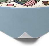 Tree of Life Mandala -鮮やか調和 ポスター (角)