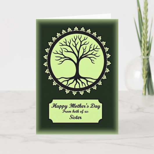 Tree Of Life Mothers Day Card カード (正面)