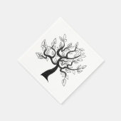 Tree of Life Napkins – カスタマイズ可能 スタンダードカクテルナプキン (角)