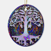 Tree of Life New Beginnings by Amelia Carrie Ceram セラミックオーナメント (左)