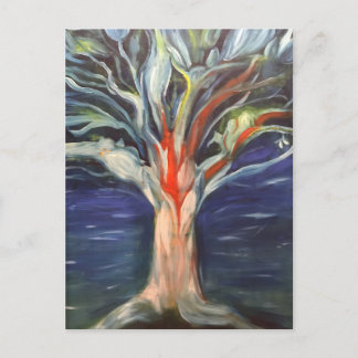 Tree of Life oil paintingはがき ポストカード