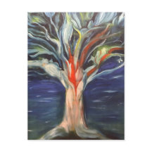 Tree of Life oil paintingはがき