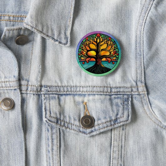 Tree of Life Pinbackボタン 缶バッジ (インサイチュ)