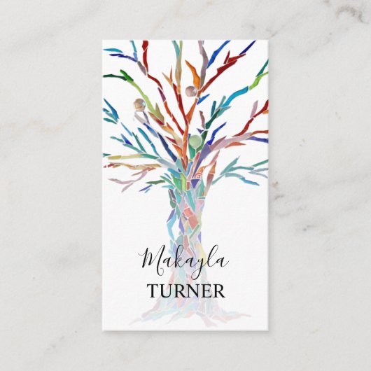 Tree Of Life QR Code 名刺 (正面)