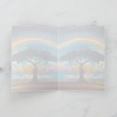Tree of Life Rainbow Happiness Greeting/Note Card カード (内部)
