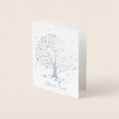 Tree of Life Rosh Hashanah 箔カード (正面)