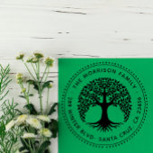 Tree Of Life Roundファミリー名&差出人住所 セルフインキングスタンプ