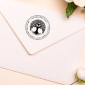 Tree Of Life Roundファミリー名&差出人住所 ラバースタンプ