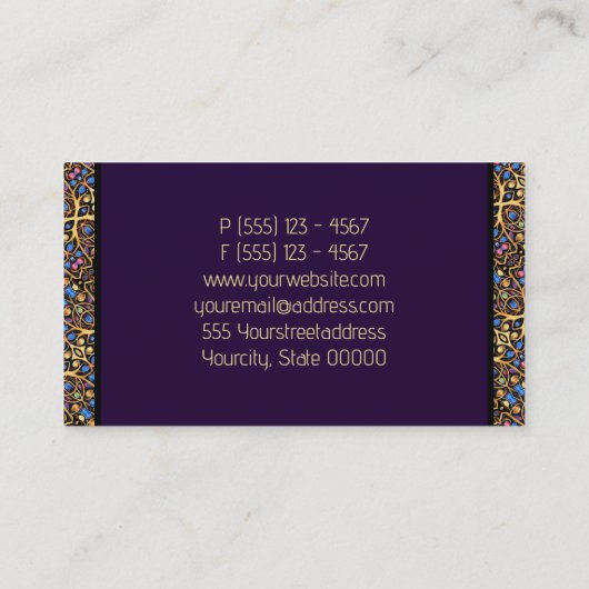 Tree of Life Roundロゴ 名刺 (裏面)