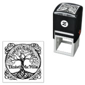 Tree of Life Rubber Ex Libris Stamp セルフインキングスタンプ (インサイチュ)