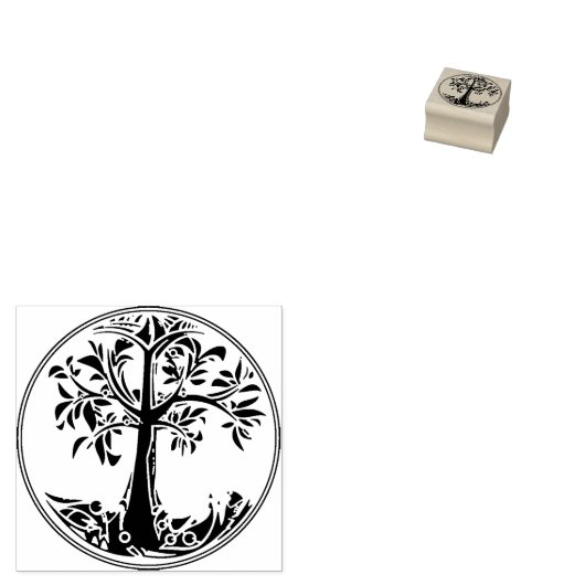 Tree of Life Rubber Stamp ラバースタンプ (押印)