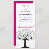 Tree of Life Save the Date結婚式招待状 セーブザデート (正面/裏面)