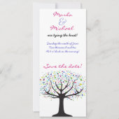 Tree of Life Save the Date結婚式招待状 セーブザデート (正面)