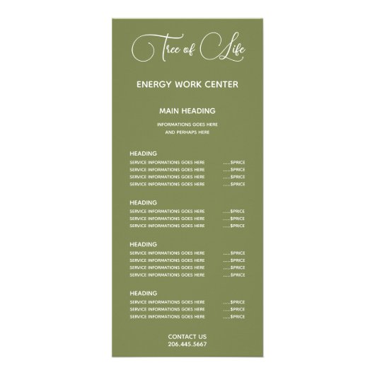 Tree of Life Seasons ラックカード (正面)