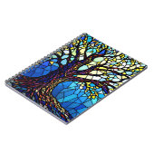 Tree of Life Shattered Glass Mosaic ノートブック (左側)