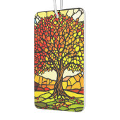 Tree of Life Shattered Glass Mosaic Autumn Colors  カーエアーフレッシュナー (左)