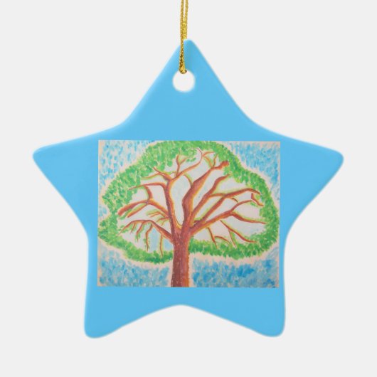 Tree of Life-starオーナメント セラミックオーナメント (正面)