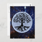 Tree of Life Starry Night ポストカード (正面/裏面)