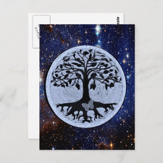 Tree of Life Starry Night ポストカード (正面/裏面)